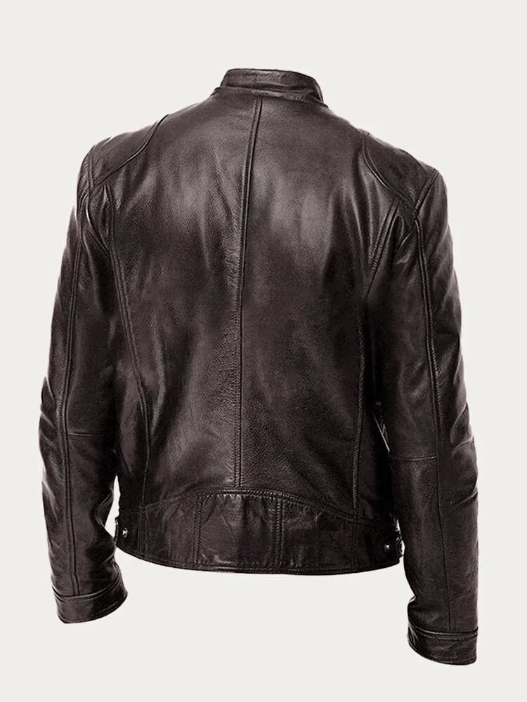 Men's jacket with lining, pockets and adjustable cuffs – casual and everyday jacket - Lovitzo