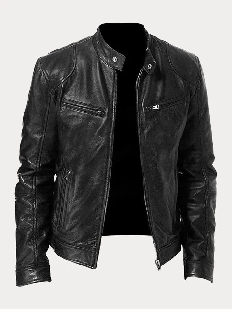 Men's jacket with lining, pockets and adjustable cuffs – casual and everyday jacket - Lovitzo