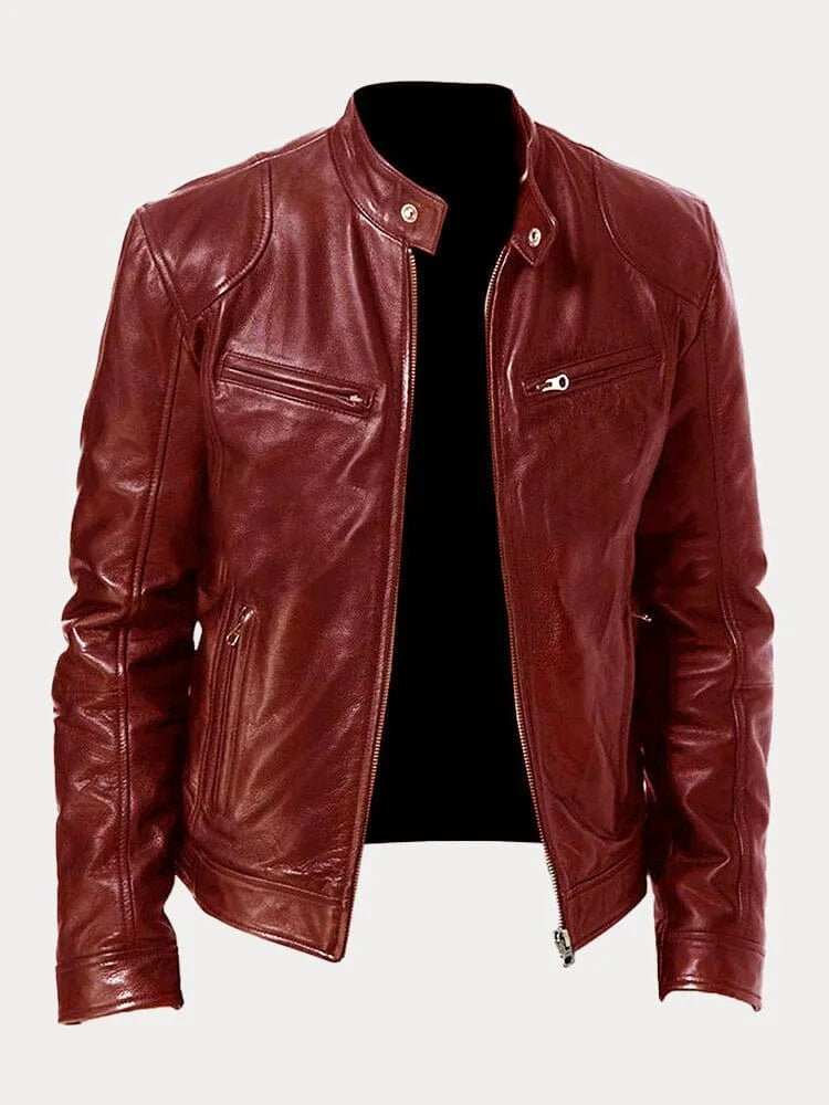 Men's jacket with lining, pockets and adjustable cuffs – casual and everyday jacket - Lovitzo