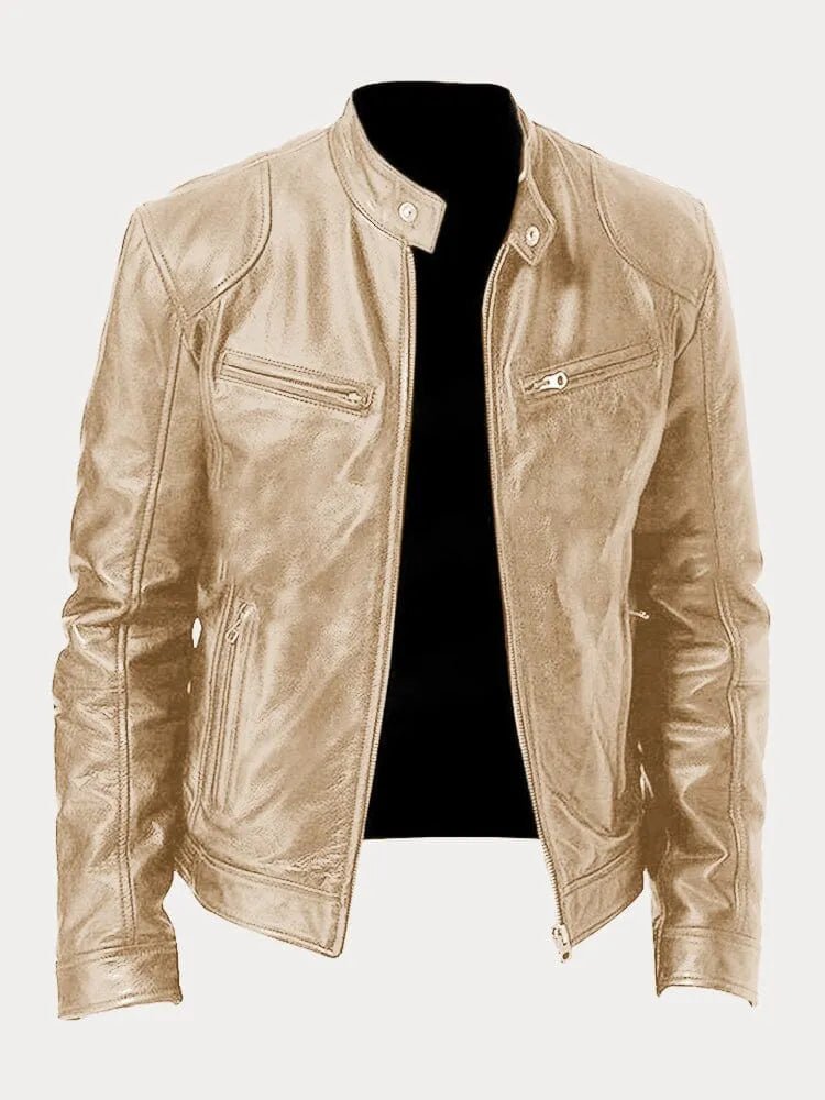 Men's jacket with lining, pockets and adjustable cuffs – casual and everyday jacket - Lovitzo