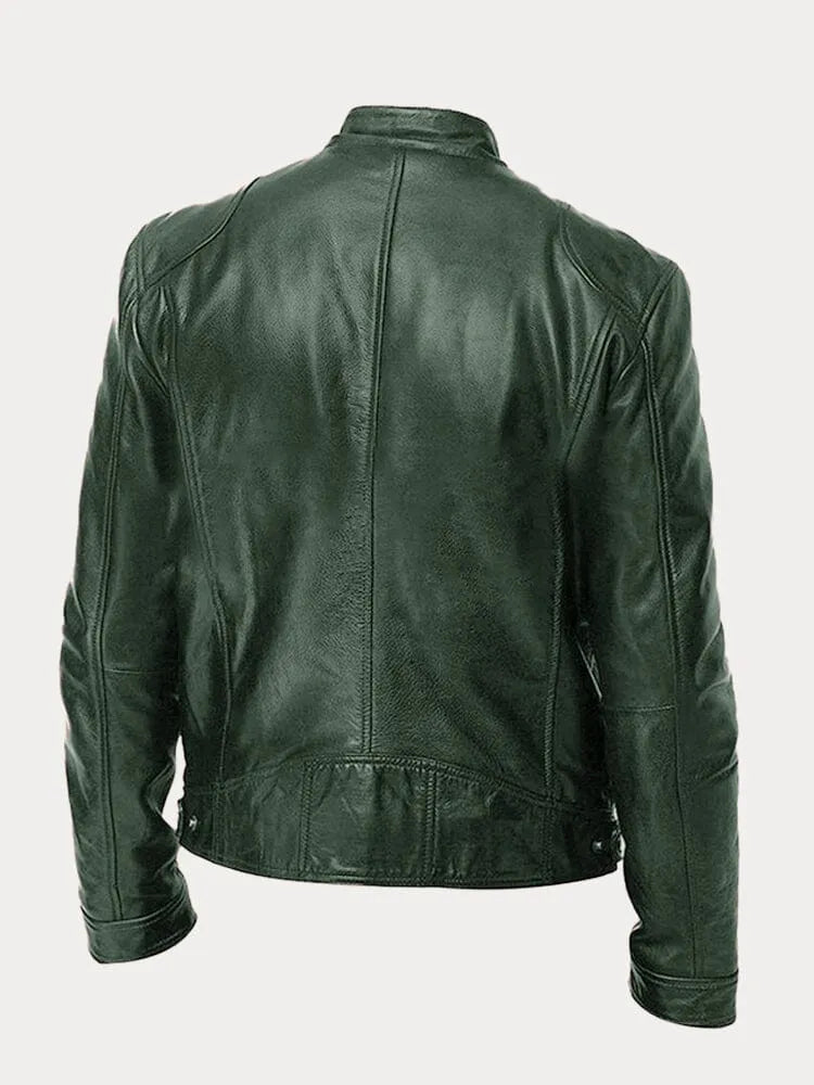 Men's jacket with lining, pockets and adjustable cuffs – casual and everyday jacket - Lovitzo