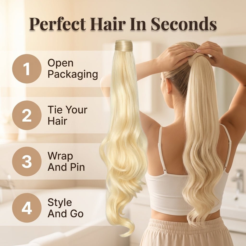 Mirevia / Ponytail Extension - Natural Look & Feel - Lovitzo