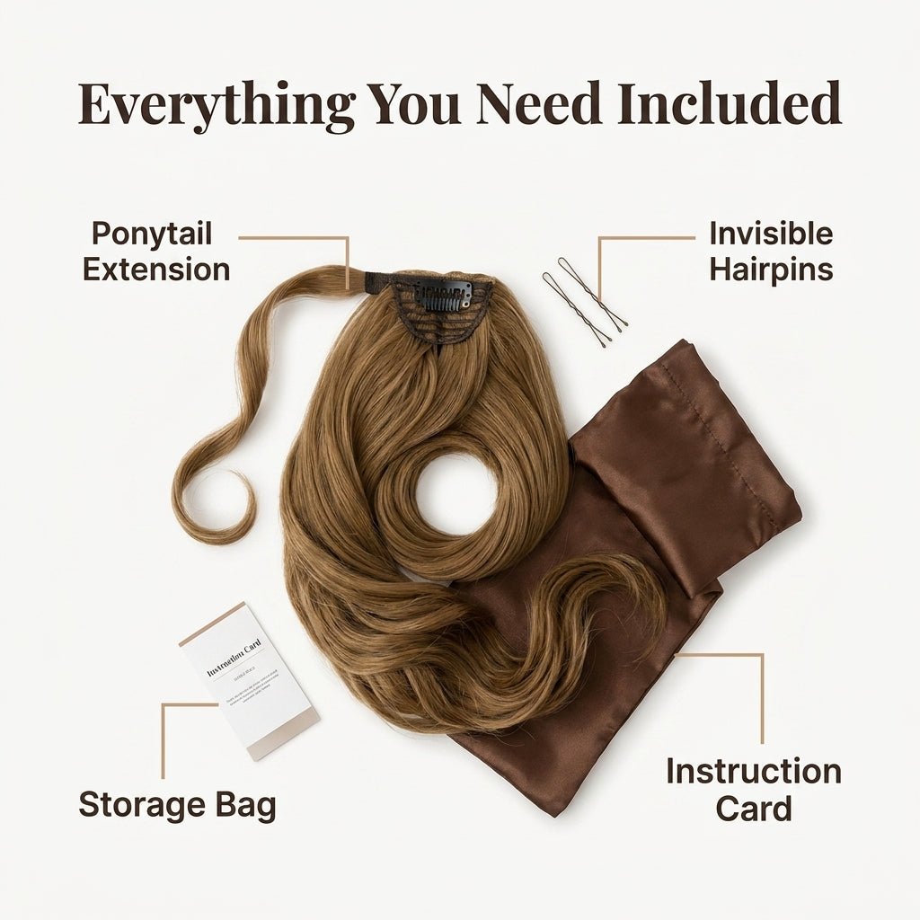 Mirevia / Ponytail Extension - Natural Look & Feel - Lovitzo