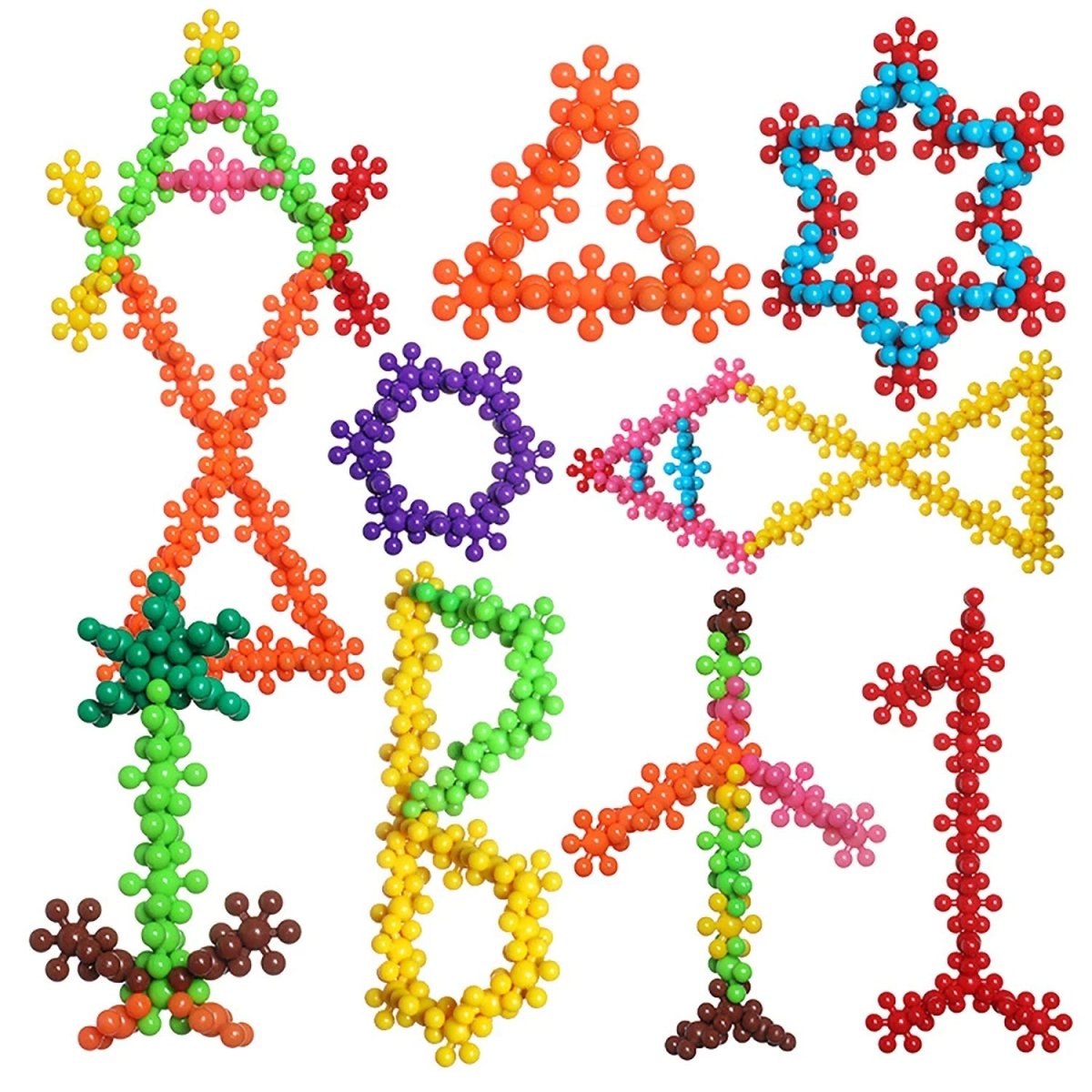 Montessori Snowflake Building Blocks - Lovitzo
