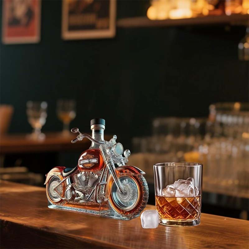 MotoMemento™ / Creative Glass Motorcycle Wine Bottle - Lovitzo