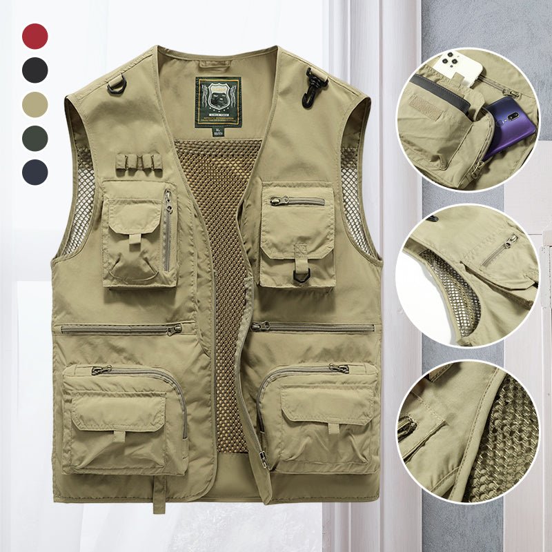Multi - pocket summer vest - Lovitzo