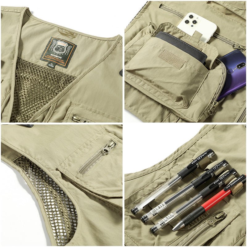 Multi - pocket summer vest - Lovitzo