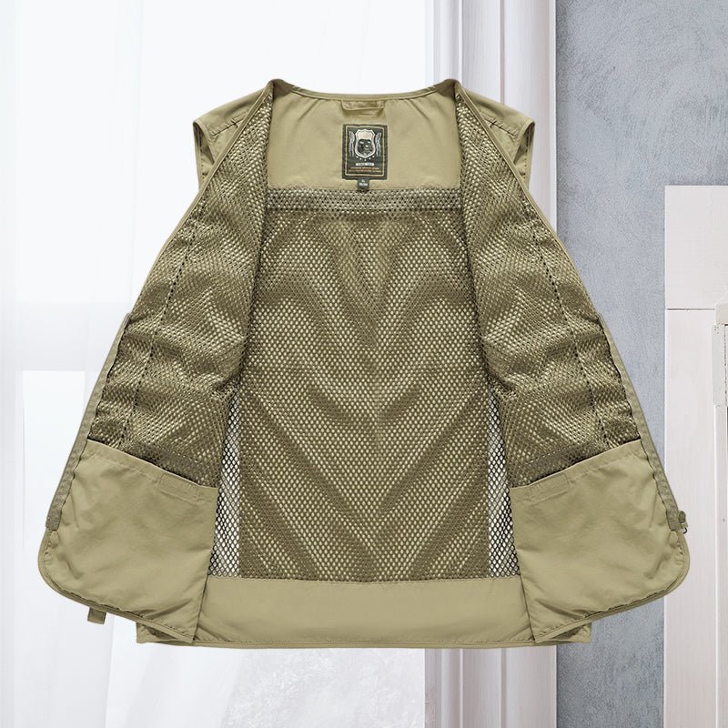 Multi - pocket summer vest - Lovitzo