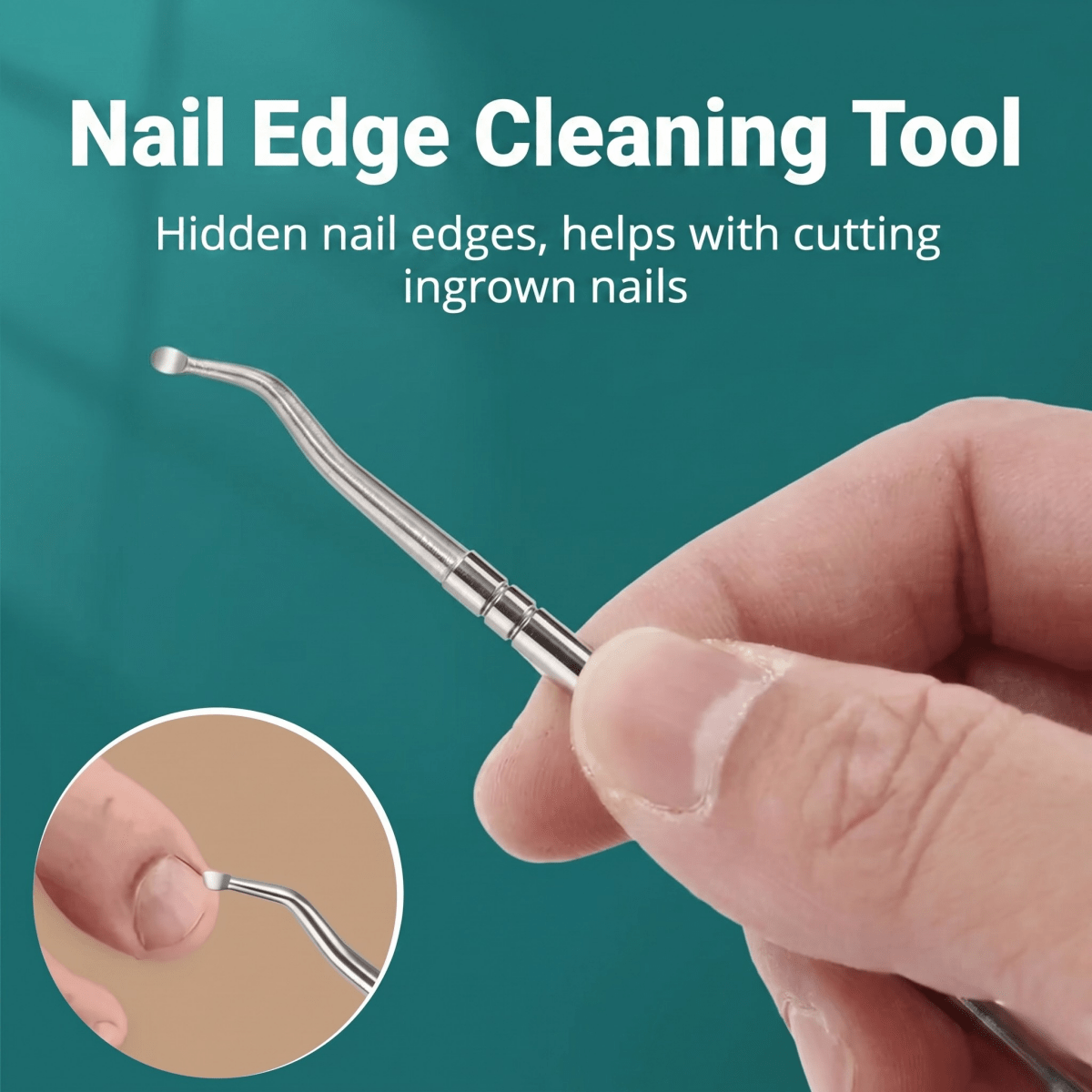 NailCare - 3 - Piece Nail Care Set for Ingrown Nails [50% Discount] - Lovitzo