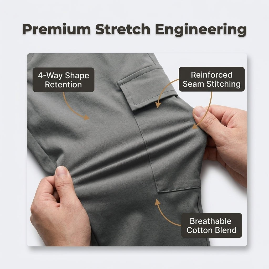 Norvex / Premium Stretch Cargo Jeans – Comfort Meets Style - Lovitzo
