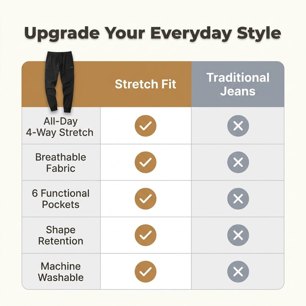 Norvex / Premium Stretch Cargo Jeans – Comfort Meets Style - Lovitzo