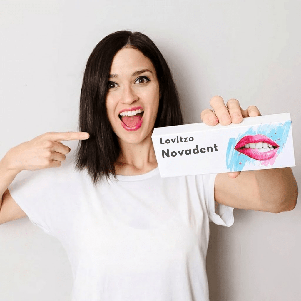 Novadent - Teeth Whitening Pen - Radiant smile in 10 minutes - Lovitzo