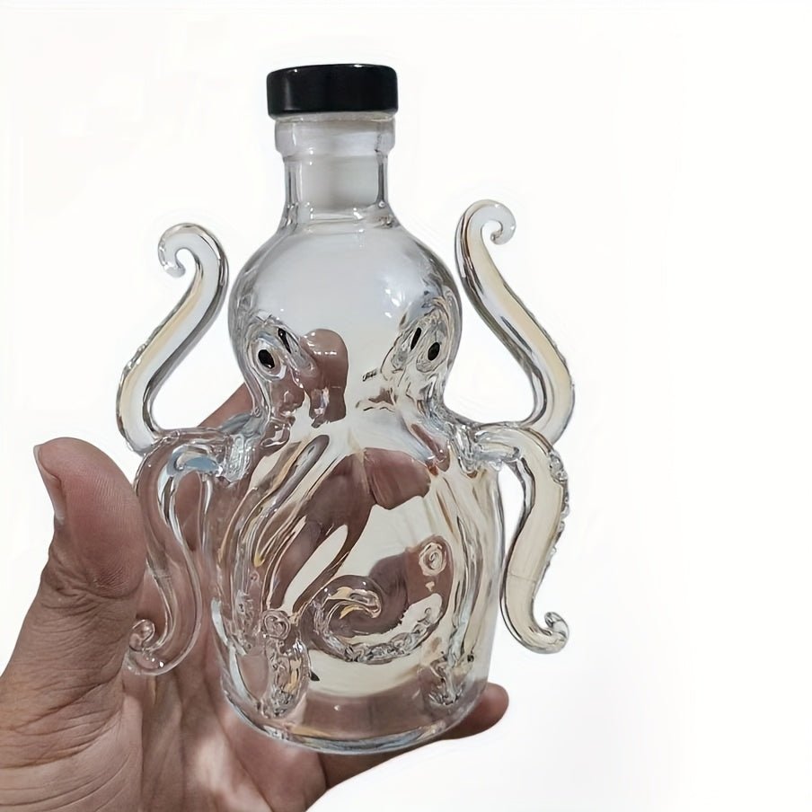 OctoPour™ / 3D Creative Shaped Wine Decanter - Reusable Whiskey and Wine Bottle Pourer - Lovitzo