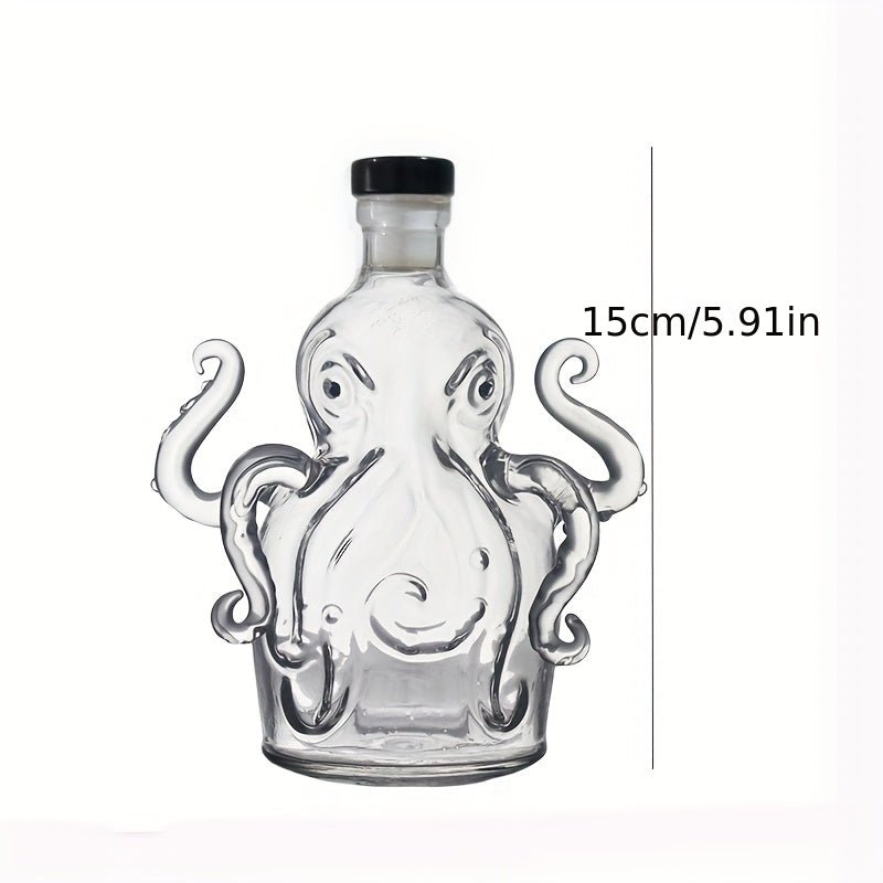 OctoPour™ / 3D Creative Shaped Wine Decanter - Reusable Whiskey and Wine Bottle Pourer - Lovitzo