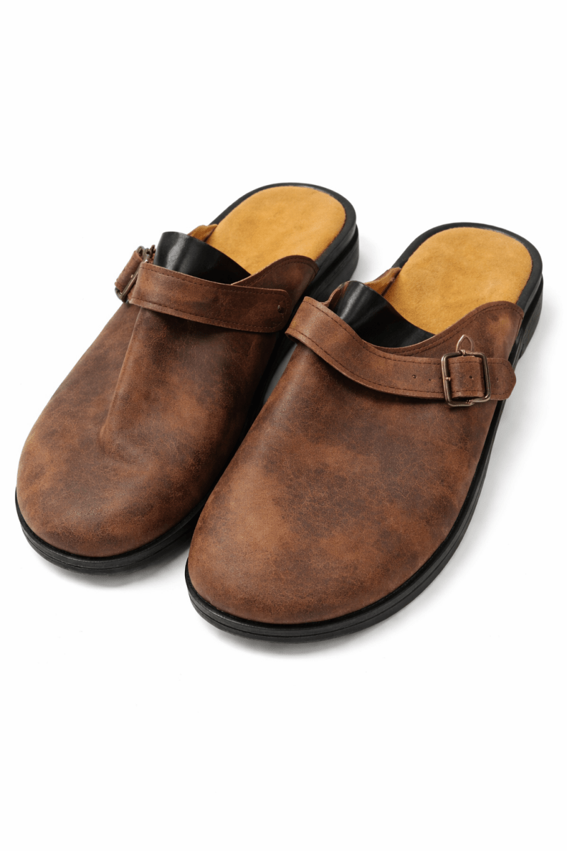 Orthopedic men's mules - Lovitzo