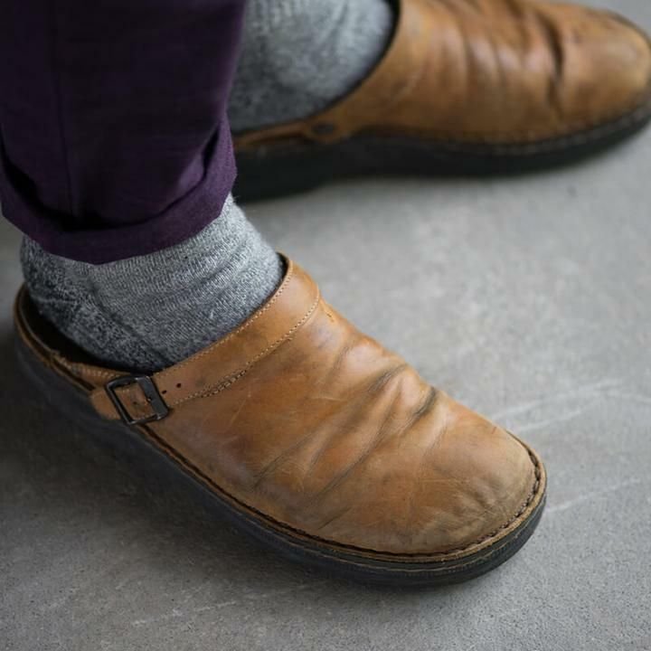 Orthopedic men's mules - Lovitzo