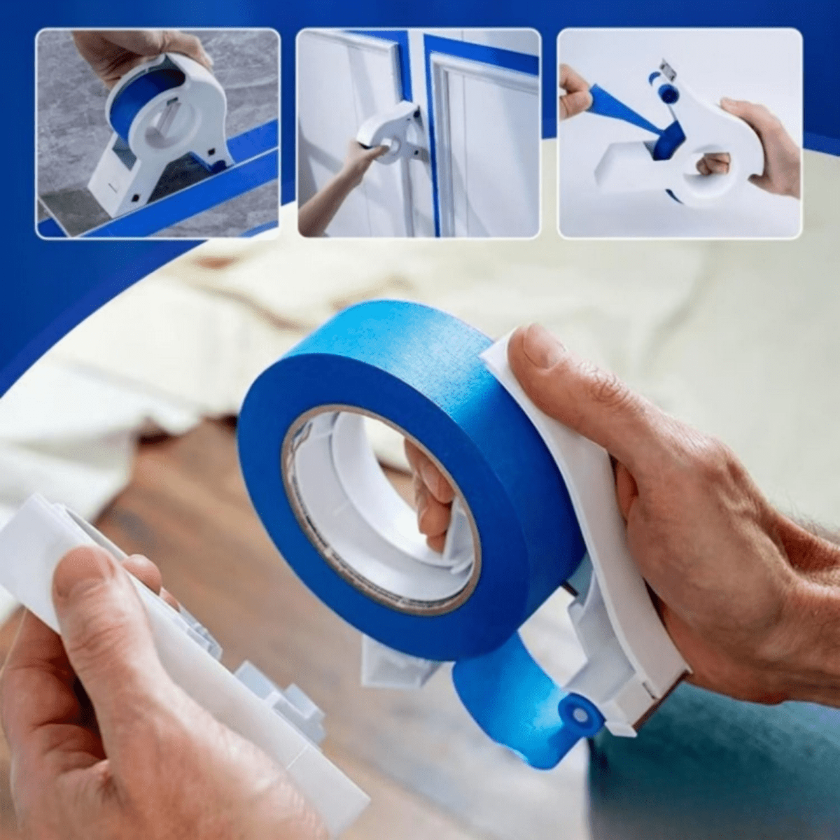 Painter’s Tape Applicator | Clean Paint Edges | For Walls & Edges | TapeMaster - Lovitzo