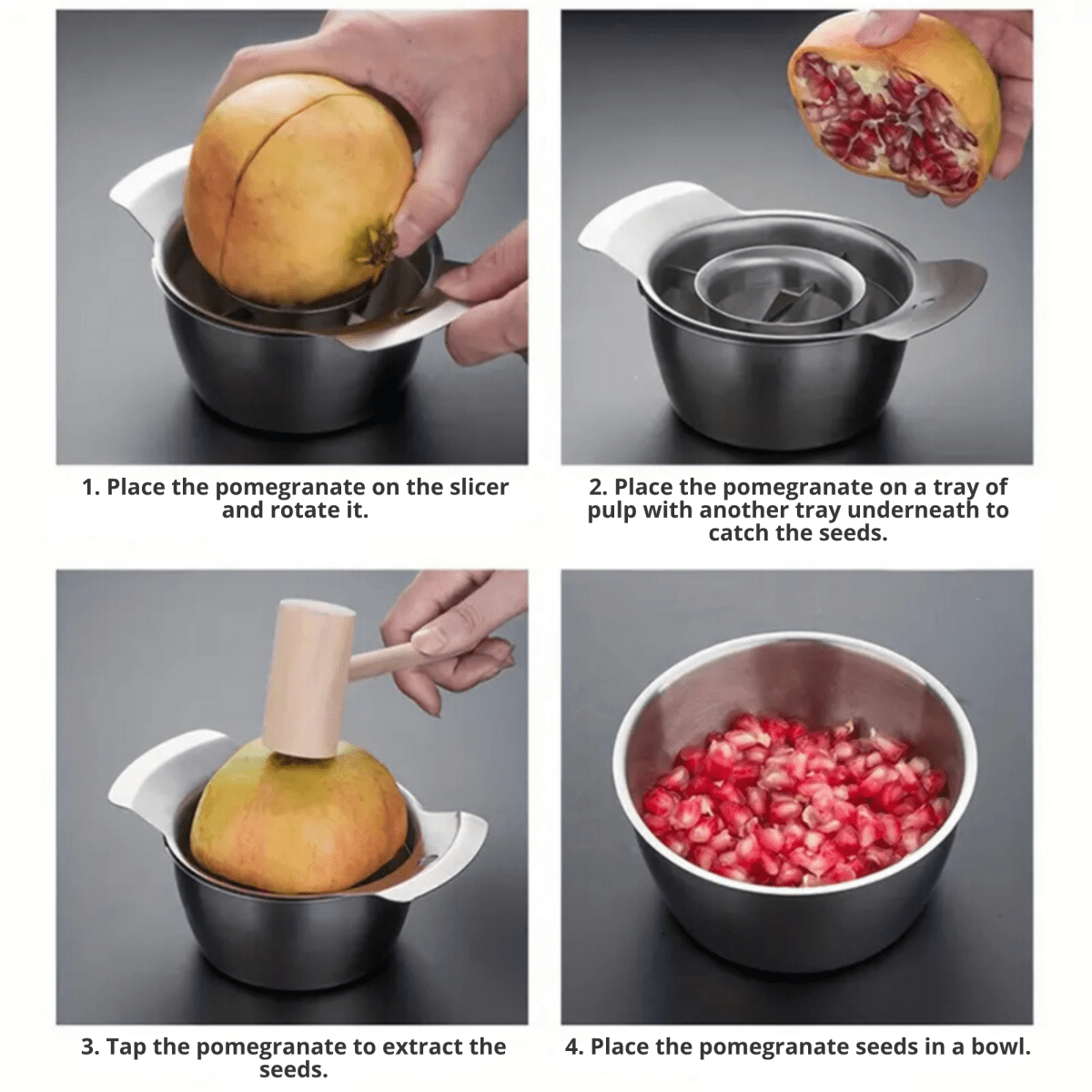 PomClean – Pomegranate Peeler And Pulp Separator - Lovitzo