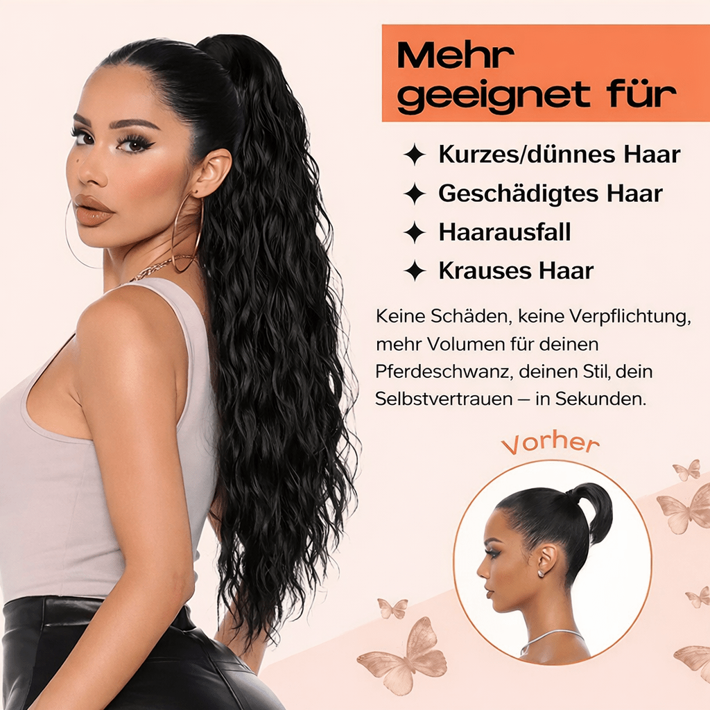 Ponytail Extension | Clip - In Ponytail | Instant Volume Effect | PonyLuxe - Lovitzo