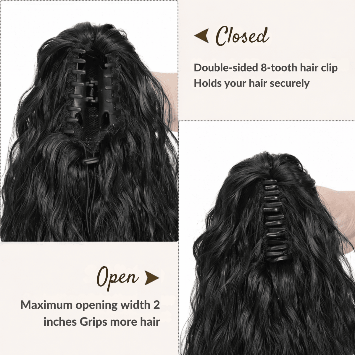 Ponytail Extension | Clip - In Ponytail | Instant Volume Effect | PonyLuxe - Lovitzo