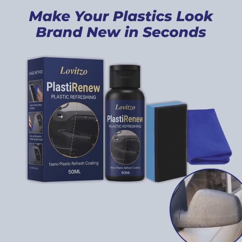 PlastiRenew™ — Revive and Shield Your Plastics with Jaw-Dropping Shine Instantly