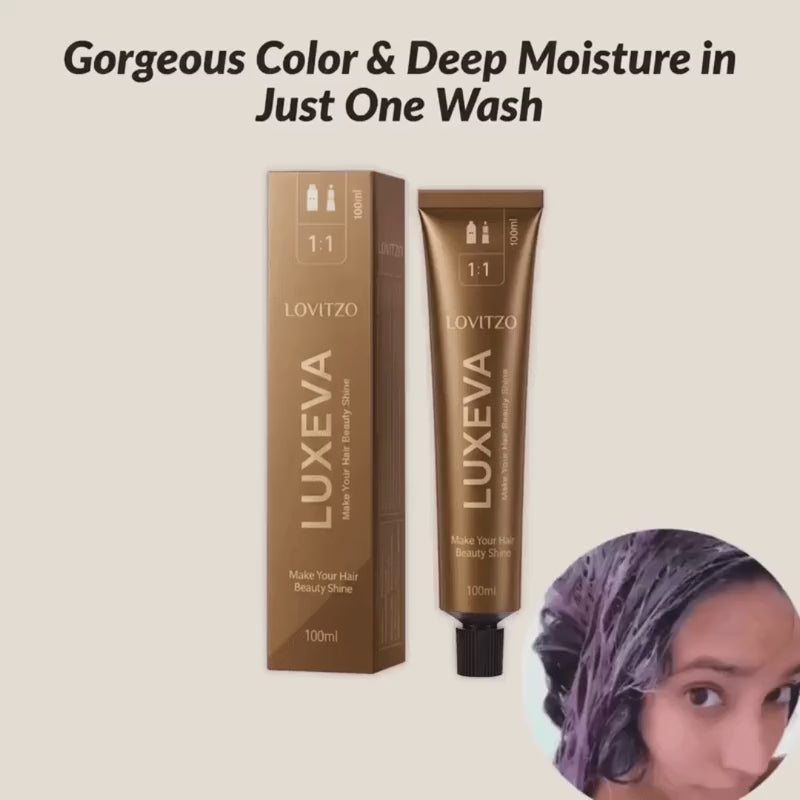 1+1 FREE | Luxeva™ Non-Bleaching Hair Nourishing Hair Coloring Dye