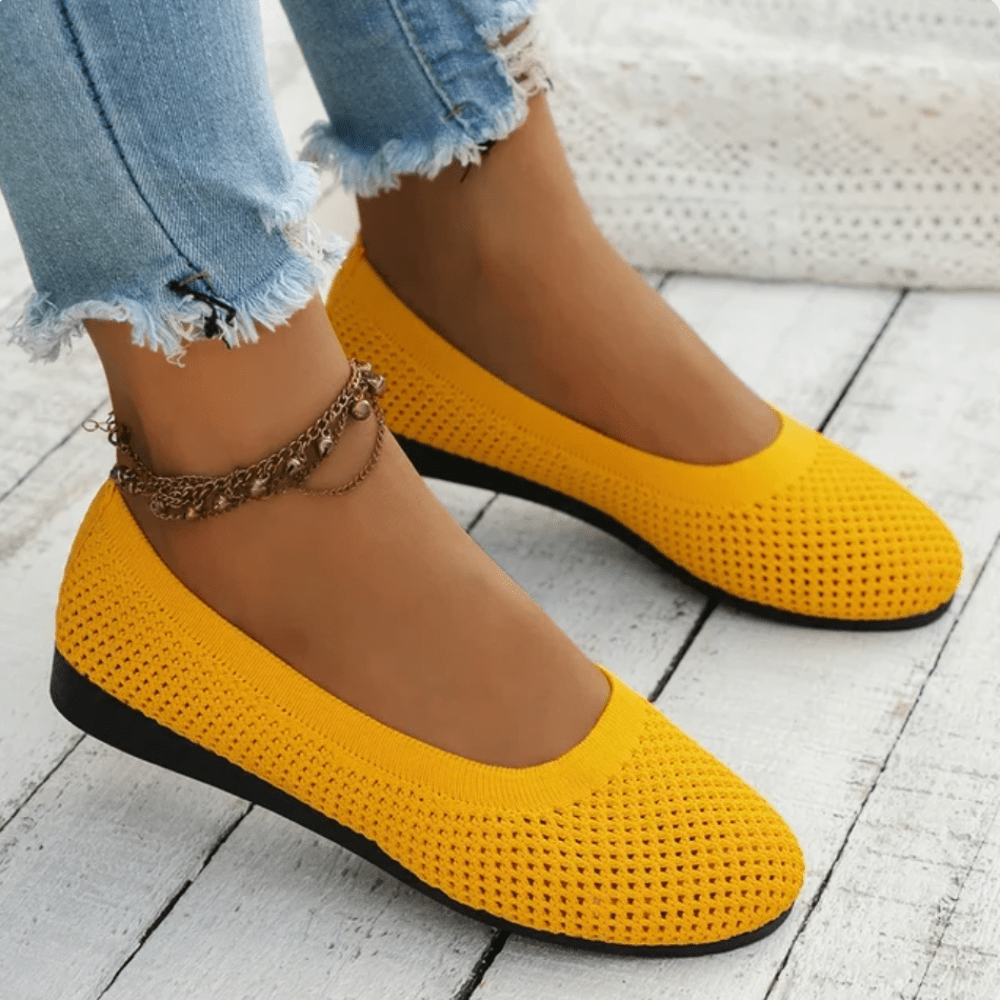 Pure Ergonomic Ballet Flats with Comfort Sole | ErgoBelle - Lovitzo