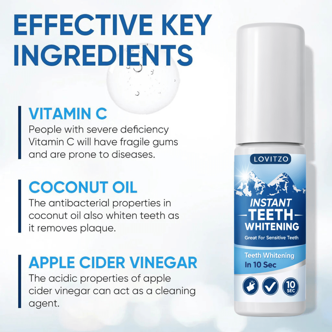 PureSmile - Instant Teeth Whitening Pigment Without Sensitivity - Lovitzo