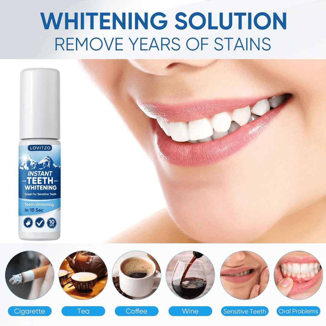 PureSmile - Instant Teeth Whitening Pigment Without Sensitivity - Lovitzo