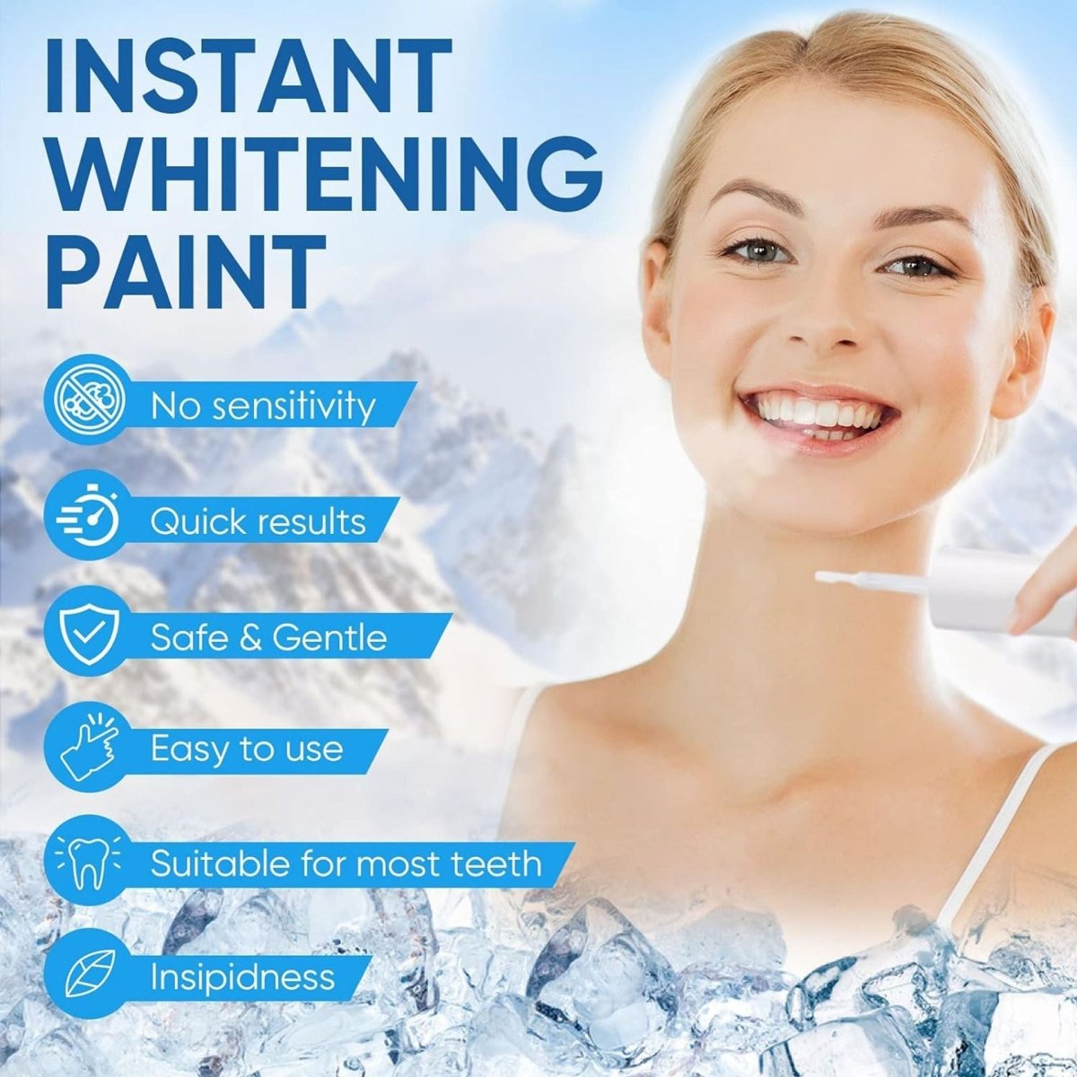 PureSmile - Instant Teeth Whitening Pigment Without Sensitivity - Lovitzo