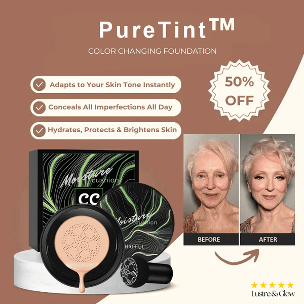 Puretint™ | Fondotinta Cambia Colore per una Pelle Perfetta e Tonalità Uniforme