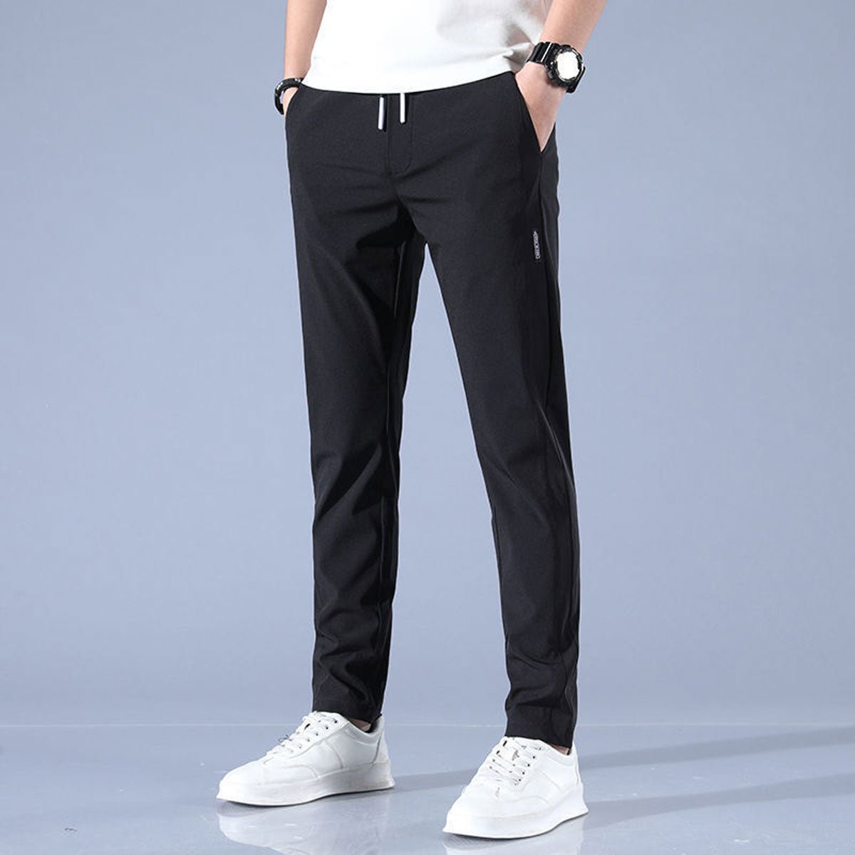 Quick - drying trousers with drawstring - Lovitzo