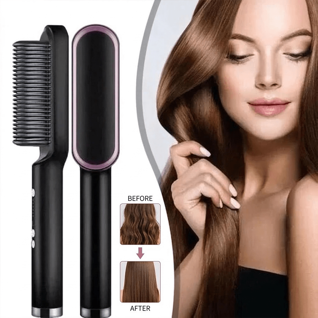 Quick Glam Hair Styling Comb | Fast, Easy Styling for All Hair Types - Lovitzo