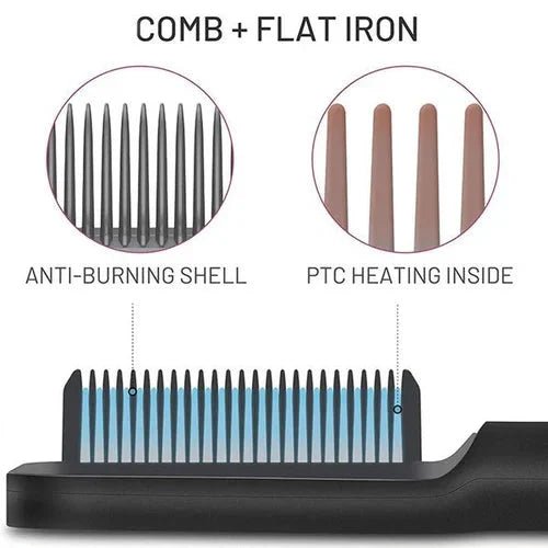 Quick Glam Hair Styling Comb | Fast, Easy Styling for All Hair Types - Lovitzo