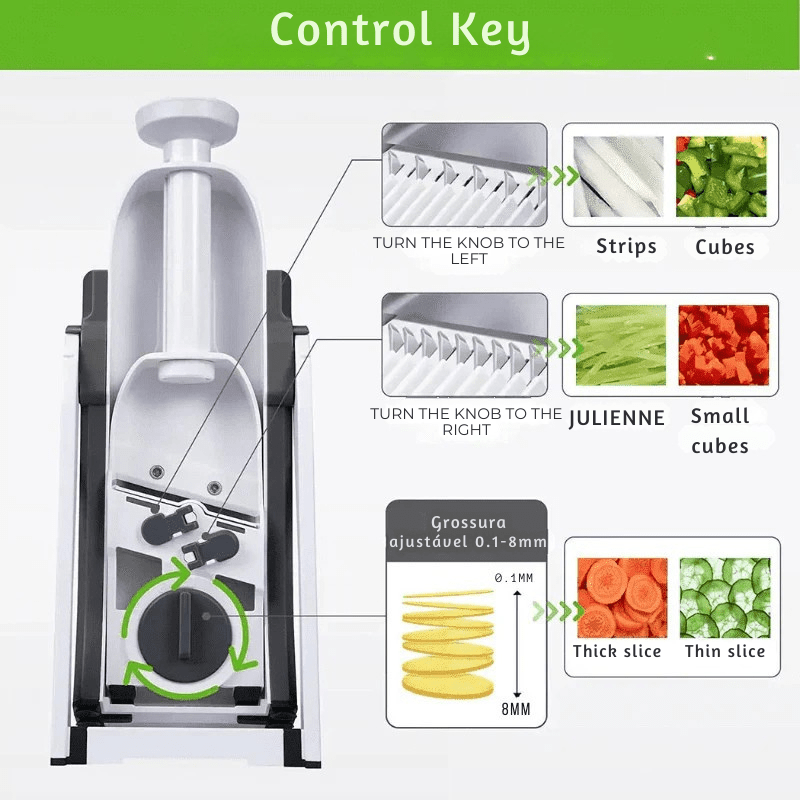 QUICKSLICE - MULTIFUNCTIONAL VEGETABLE SLICER - Lovitzo