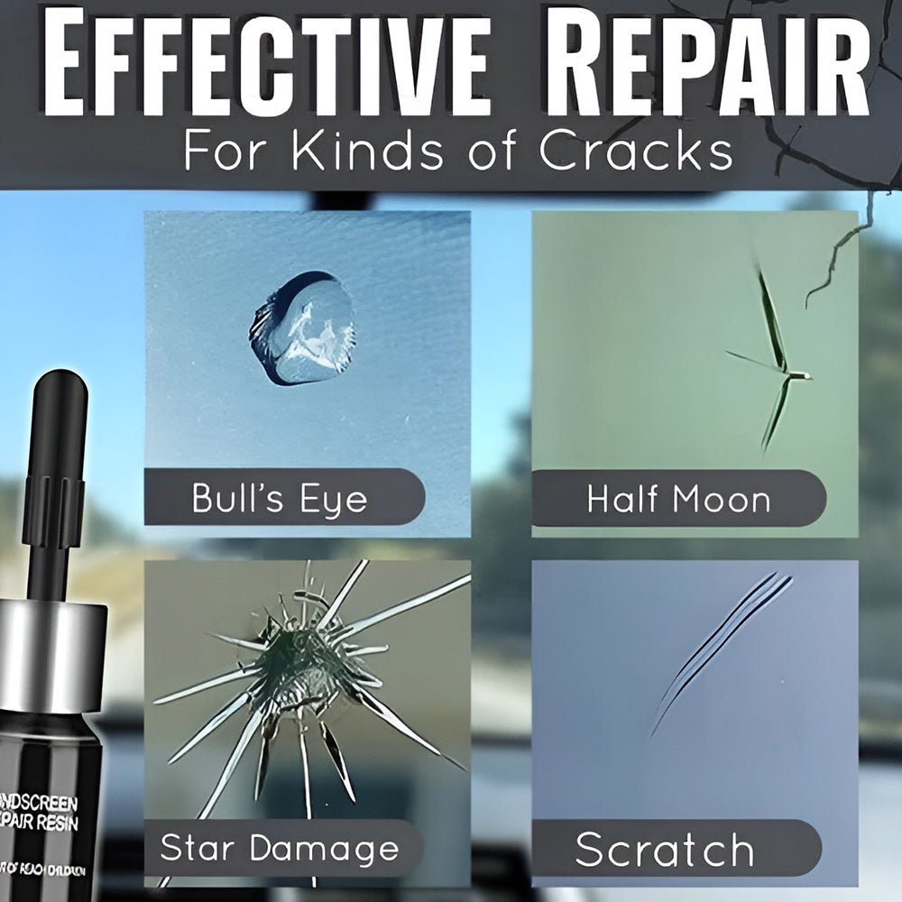 Repair glass cracks in just a few minutes - Lovitzo
