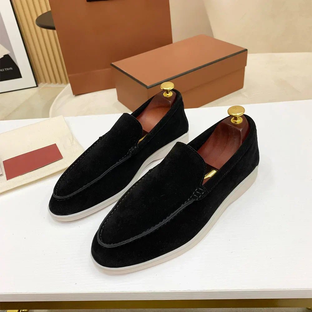 Ricardo Men's Loafers – Classic Slip - On Shoes for Everyday Wear and the Office - Lovitzo