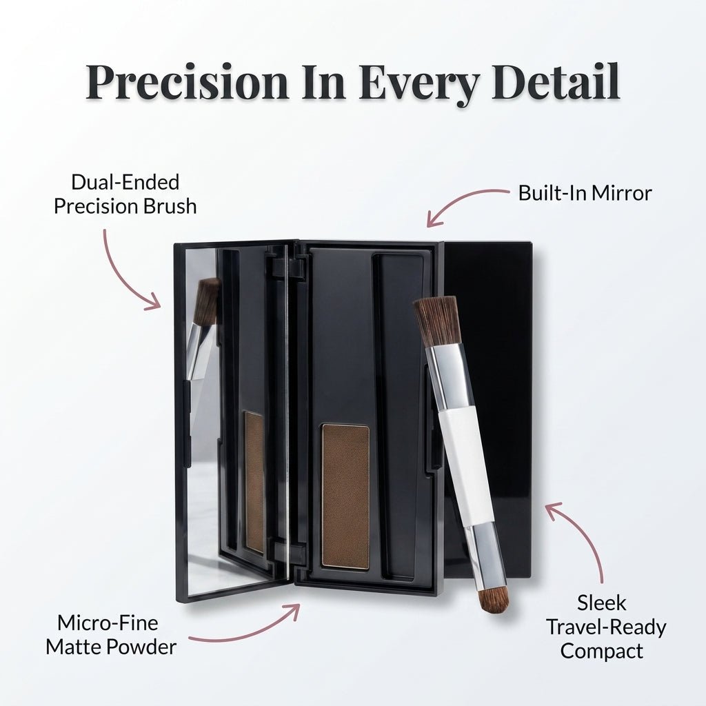 RootLuxe - Hair Root Touch Up Powder Brush - Lovitzo
