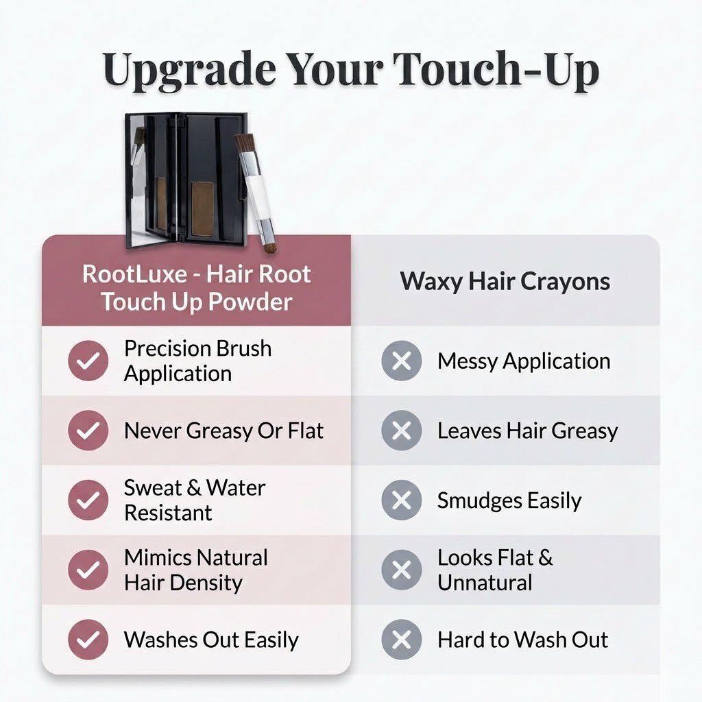 RootLuxe - Hair Root Touch Up Powder Brush - Lovitzo