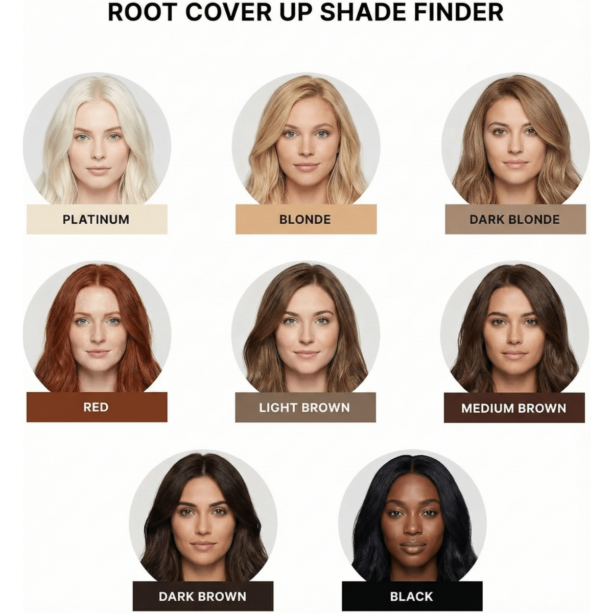 RootLuxe - Hair Root Touch Up Powder Brush - Lovitzo