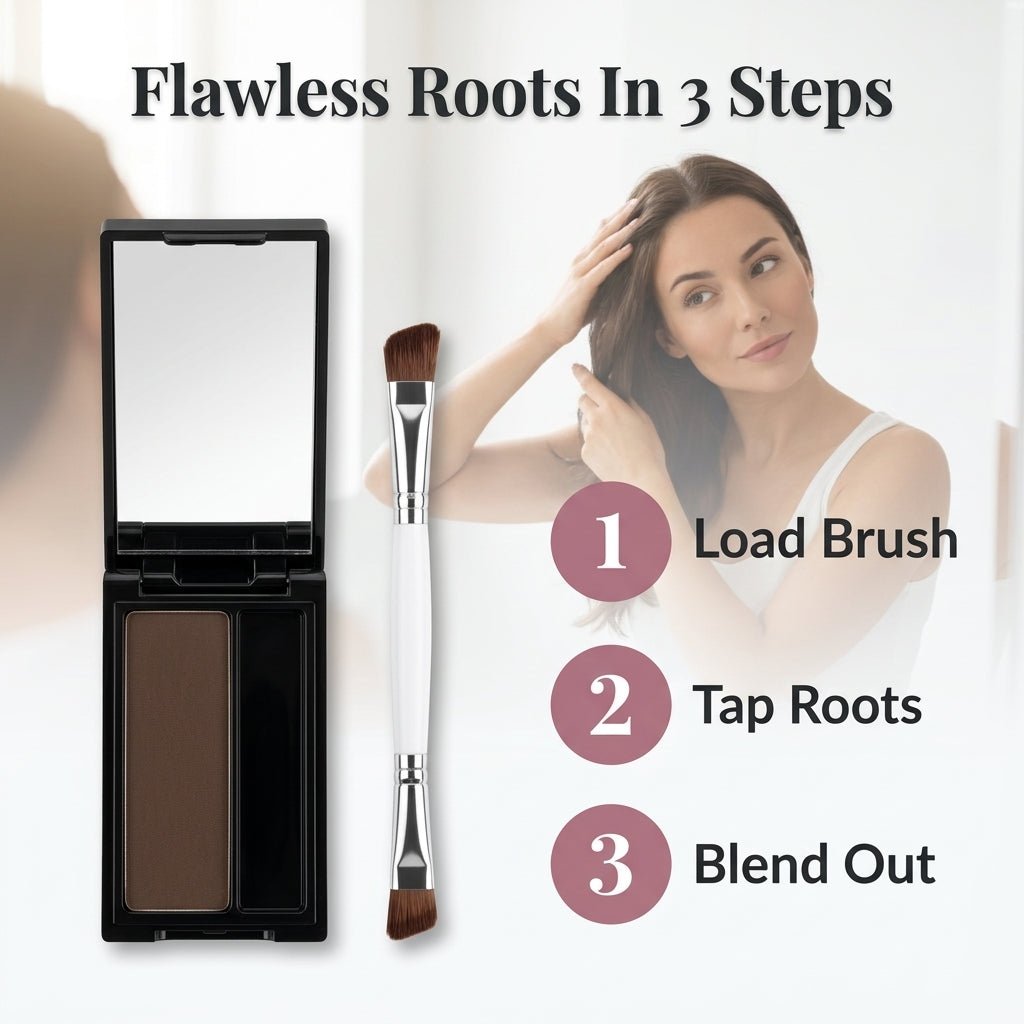 RootLuxe - Hair Root Touch Up Powder Brush - Lovitzo
