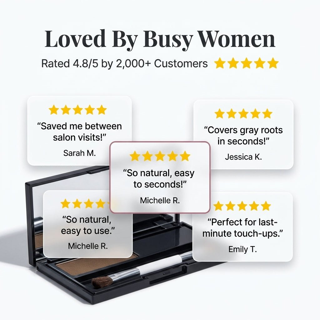 RootLuxe - Hair Root Touch Up Powder Brush - Lovitzo