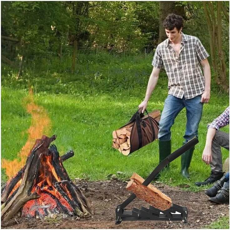 SafeSplit™ Wall Mounted Firewood Kindling Splitter - Lovitzo