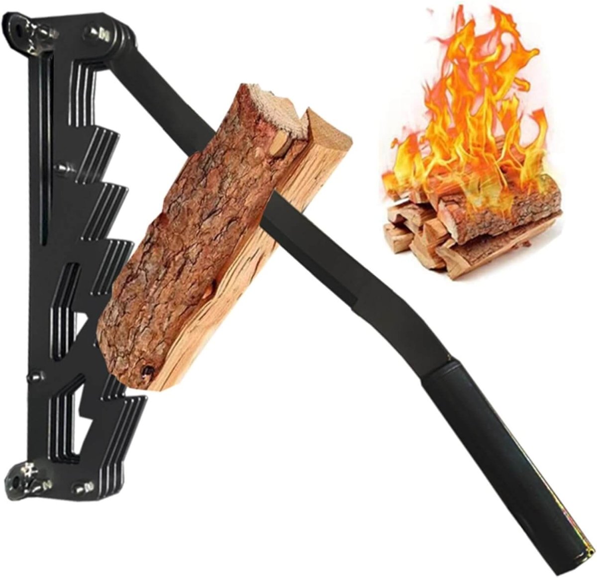 SafeSplit™ Wall Mounted Firewood Kindling Splitter - Lovitzo