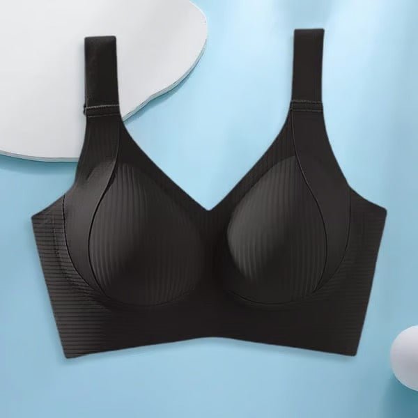 Sculptiva - Sleek Ribbed Bra with Wireless Confidence - Lovitzo