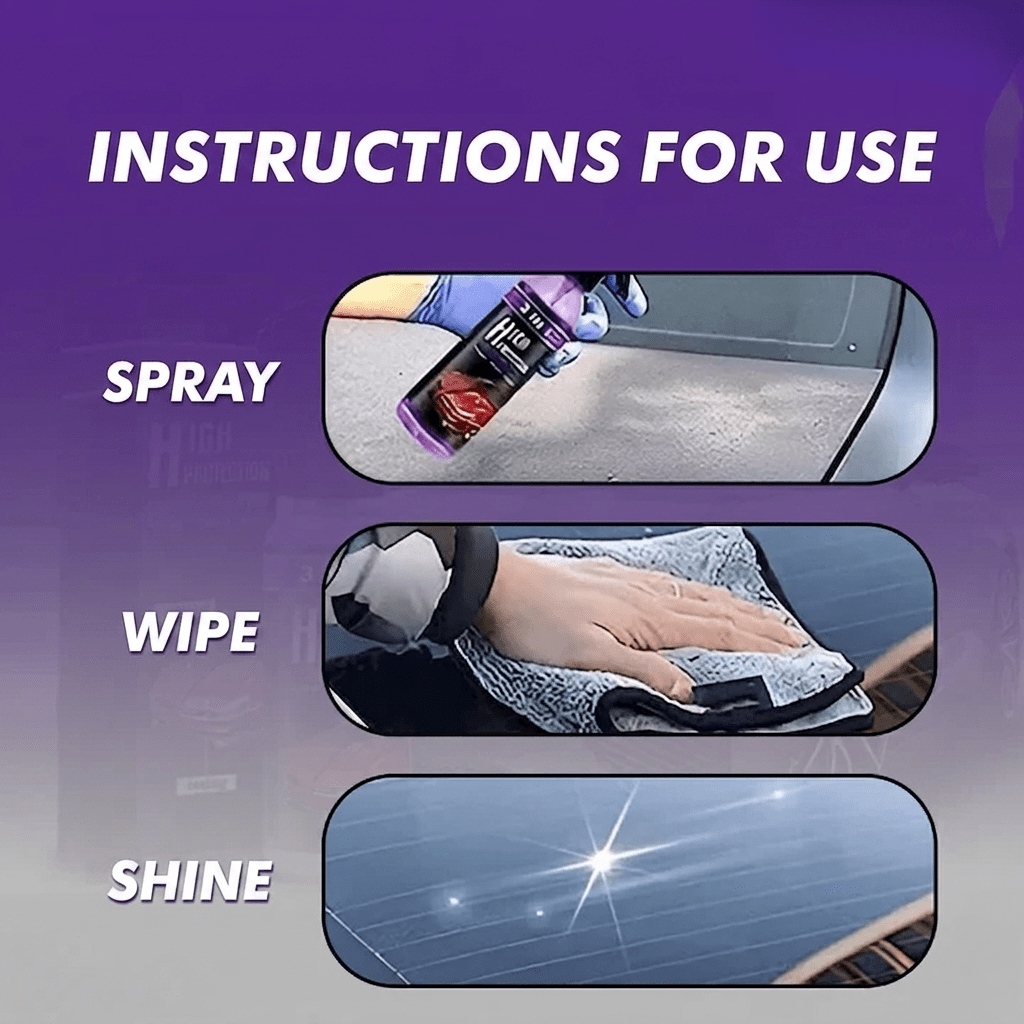 ShineSpray – 3 - in - 1 Ceramic Coating for Shine & Protection - Lovitzo