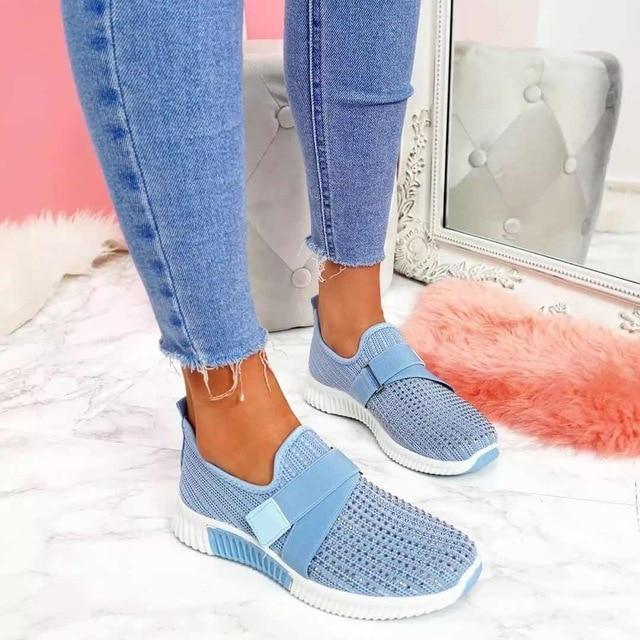 Slip - on sneakers for women with Velcro closure | Improve your walking posture! - Lovitzo