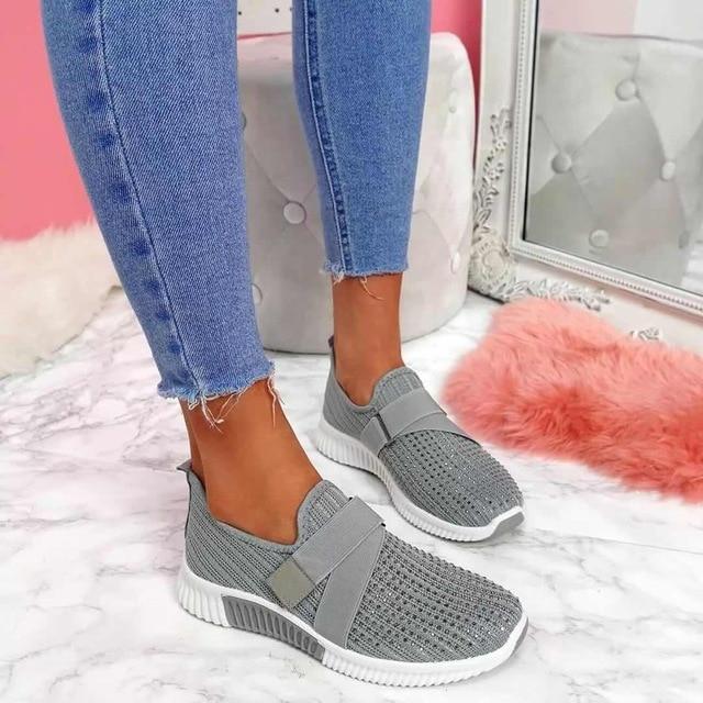 Slip - on sneakers for women with Velcro closure | Improve your walking posture! - Lovitzo