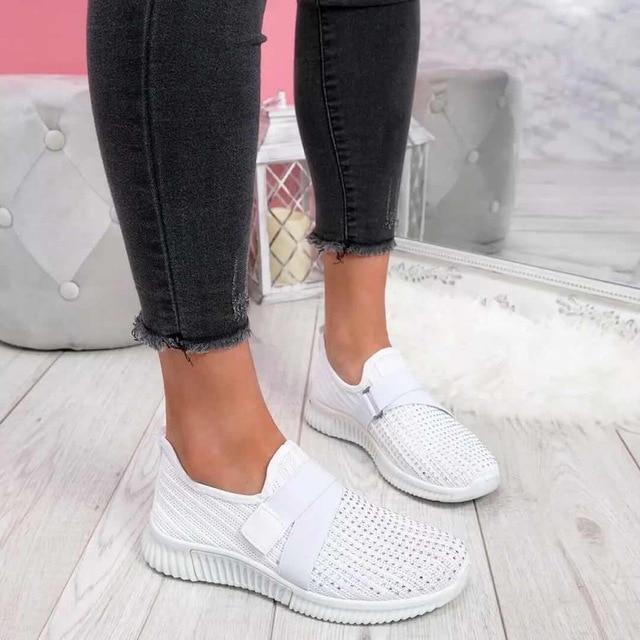 Slip - on sneakers for women with Velcro closure | Improve your walking posture! - Lovitzo