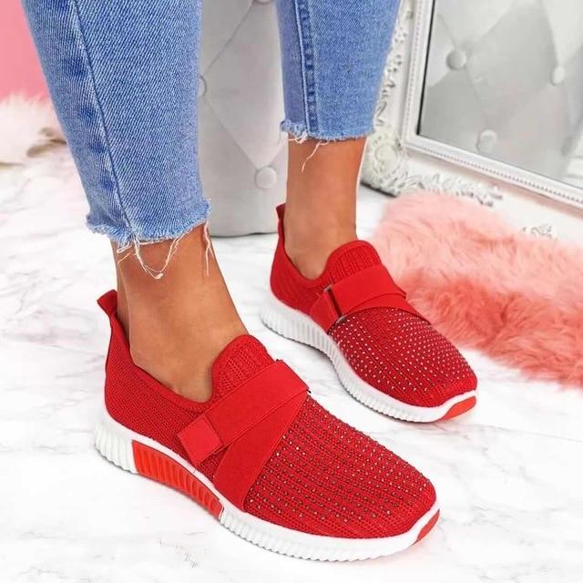 Slip - on sneakers for women with Velcro closure | Improve your walking posture! - Lovitzo